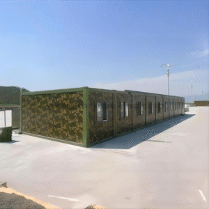 Multi-Purpose Prefabricated Container House - Upgraded Material Detachable Residence and Military House