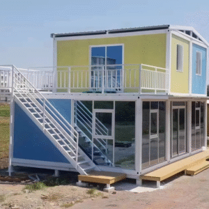 2025 Hot Sale 20ft Prefab Container House - Flat Packed Modular Mobile Home for Office/Hotel, Easy Installation Design