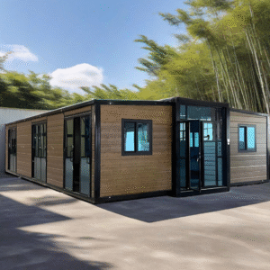 Structure Expandable 30ft Container House 2 Floors For Camping