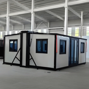 Fast Install 28 sqm Easy Transport Expandable container house pods For Rescue