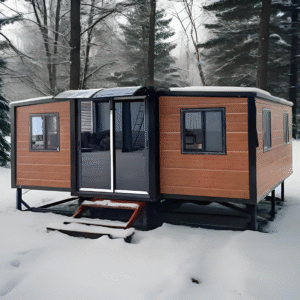 Affordable 30ft  56sqm expandable container house 3 bedroom For Residence