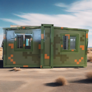 Customized Environmental Eco friendly 28sqm Expandable Container House Luxury For Army
