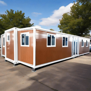 Promotional 2 floor 40ft houses container house 73sqm movable prefabricated house For Hotel