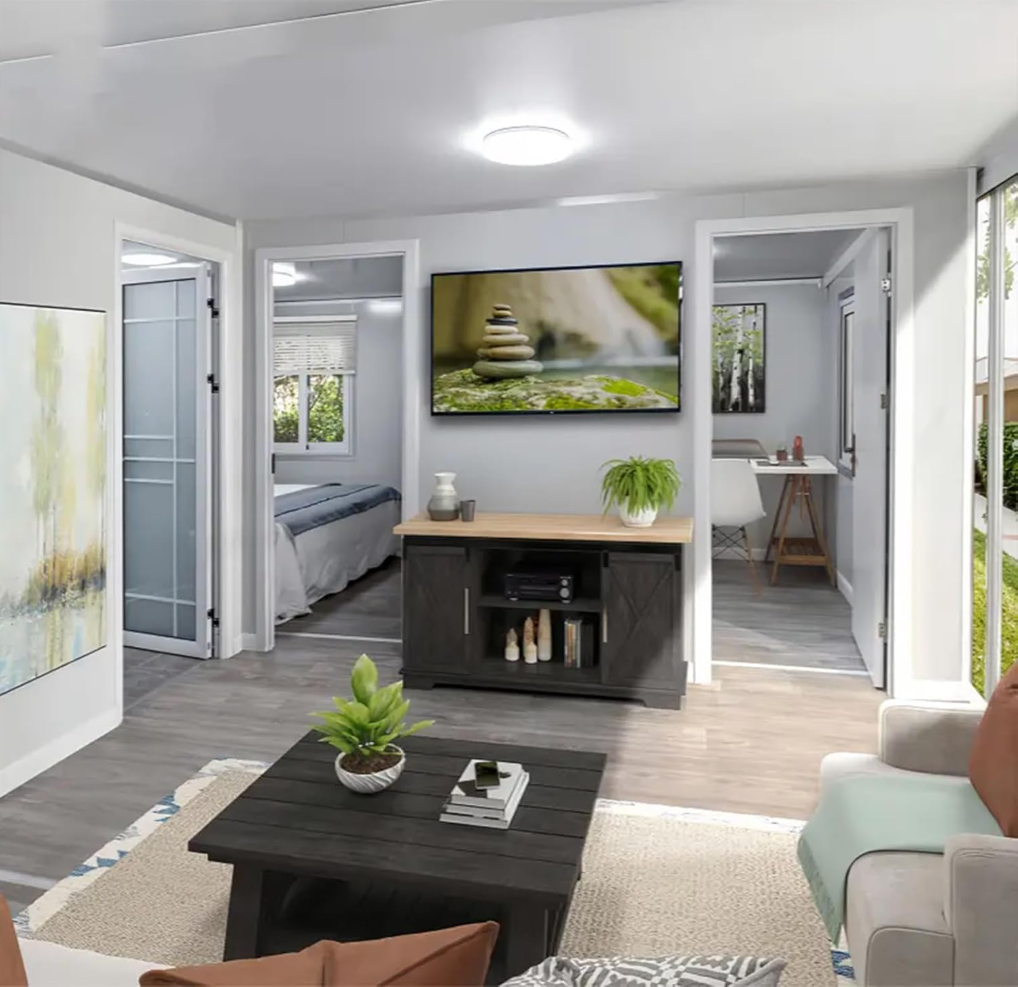 Custom 30ft modular foldable portable 56sqm tiny container house For Beach House - Image 5