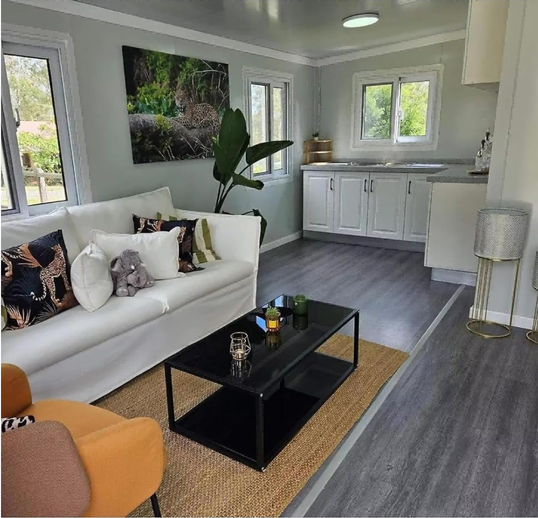 OEM Flexiable Design 40ft 73sqm Modular Backyard House Container House For ADU - Image 3