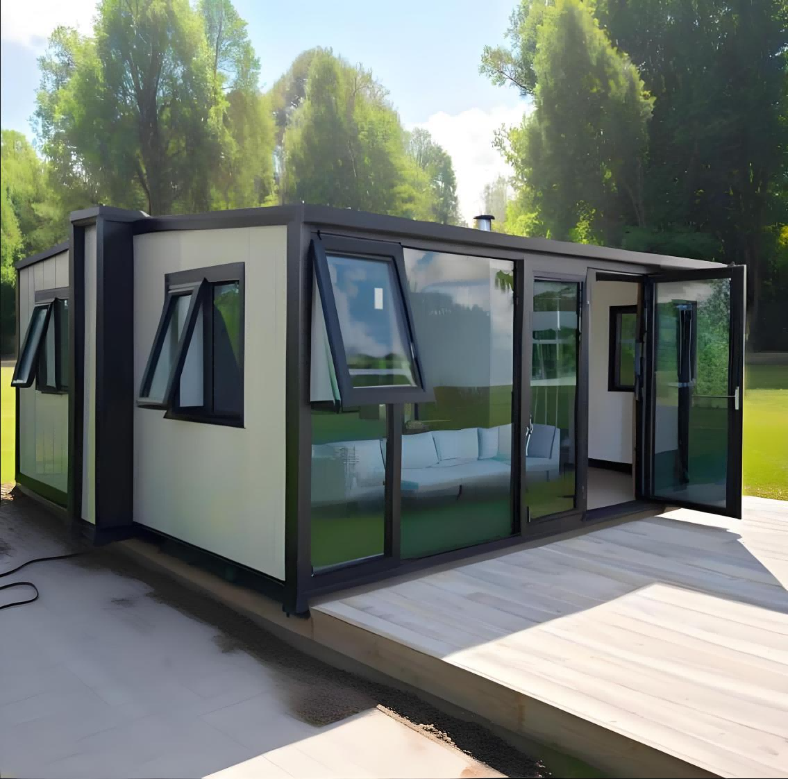 OEM Tiny 28sqm Mobile Expandable Container House For Beach House - Image 3