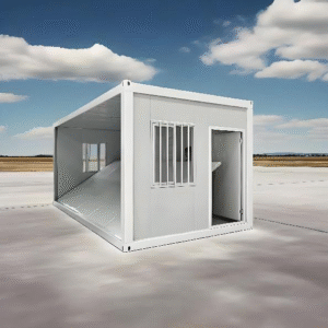 Competitive Price Z Folding Container House Prefab Container House with Solar Electricity For Camping