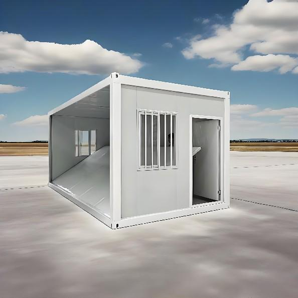 Competitive Price Z Folding Container House Prefab Container House with Solar Electricity For Camping