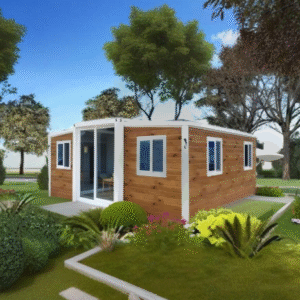 Custom 30ft modular foldable portable 56sqm tiny container house For Beach House