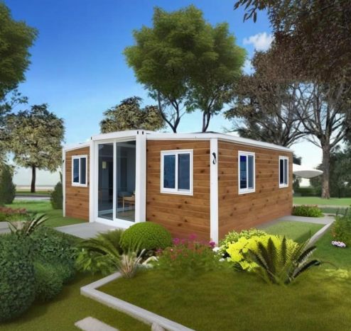 Custom 30ft modular foldable portable 56sqm tiny container house For Beach House