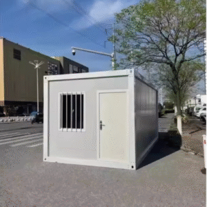 Folding house contain in China latest 2025 container house with light steel structure frame For Temporary Construction