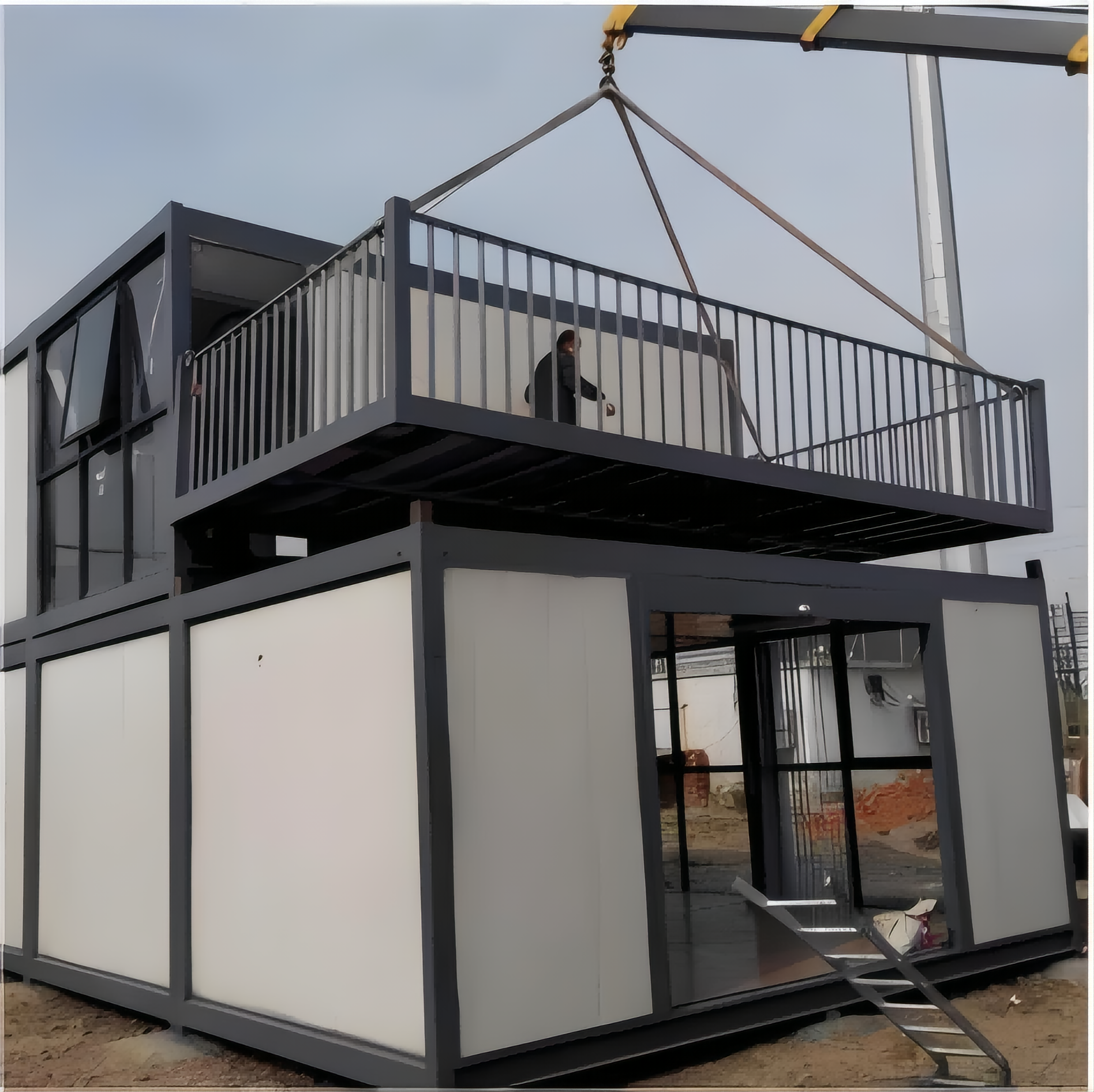 Modular prefab container house homes folding house portable container office - Image 2