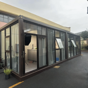 Double-Layer 20ft Container House -15 sqm Prefab Modular Structure for Hotel & Office, Quick Lock System