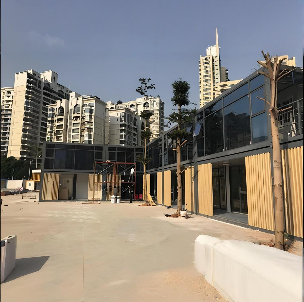 Structure flat pack house modular container house fast food container house kiosk