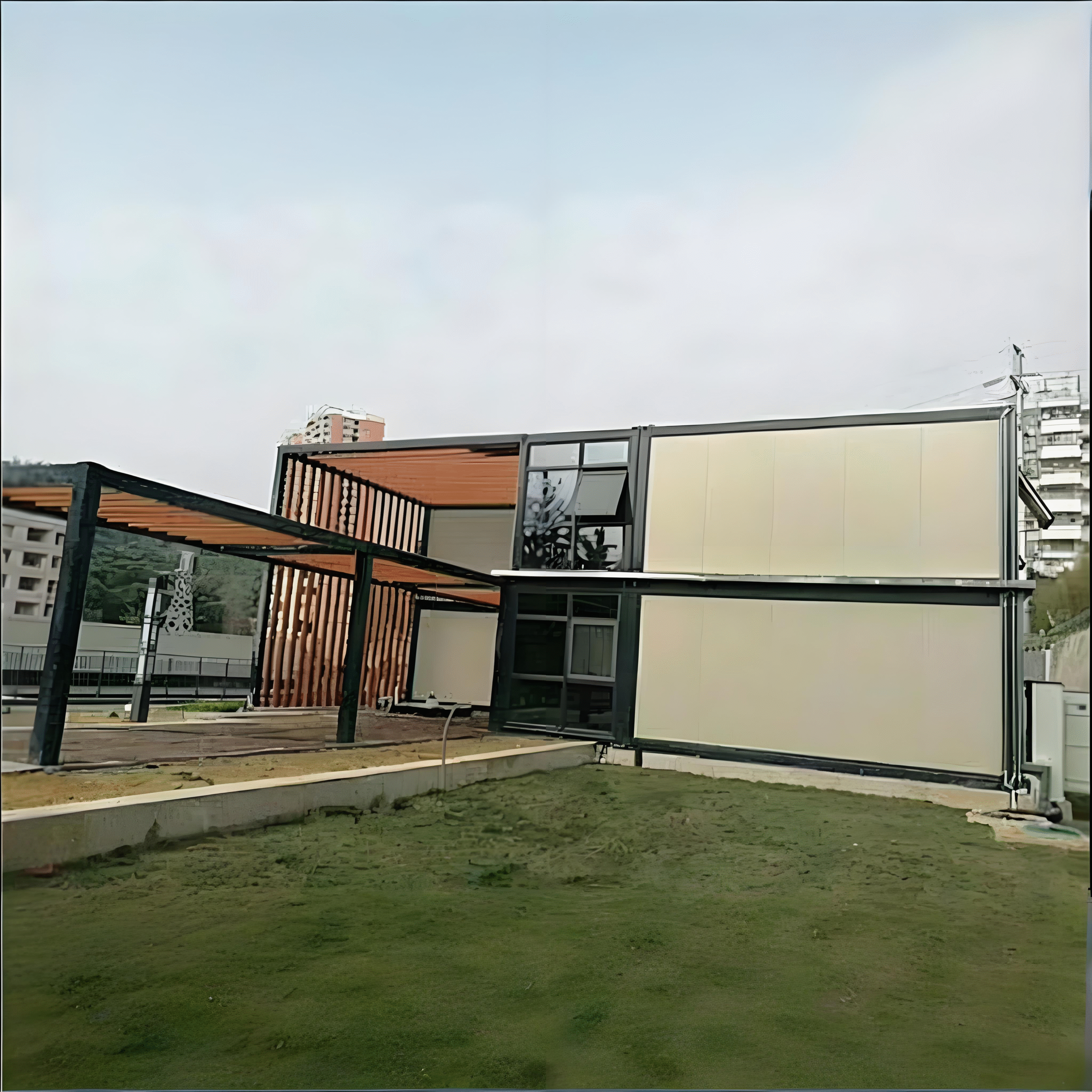 Customizable 15sqm Prefab Container Unit - Modular Office/Hotel House, Windproof Upgraded Design - Image 3