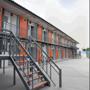 ​2-Storey Foldable Prefab Tiny House - Portable Luxury Modular Home with Bedroom, Low Cost Prefabricated Villa Cabin