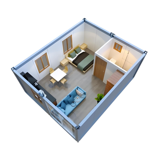 Competitive price detachable container house prefab container house with solar electricity - Image 6